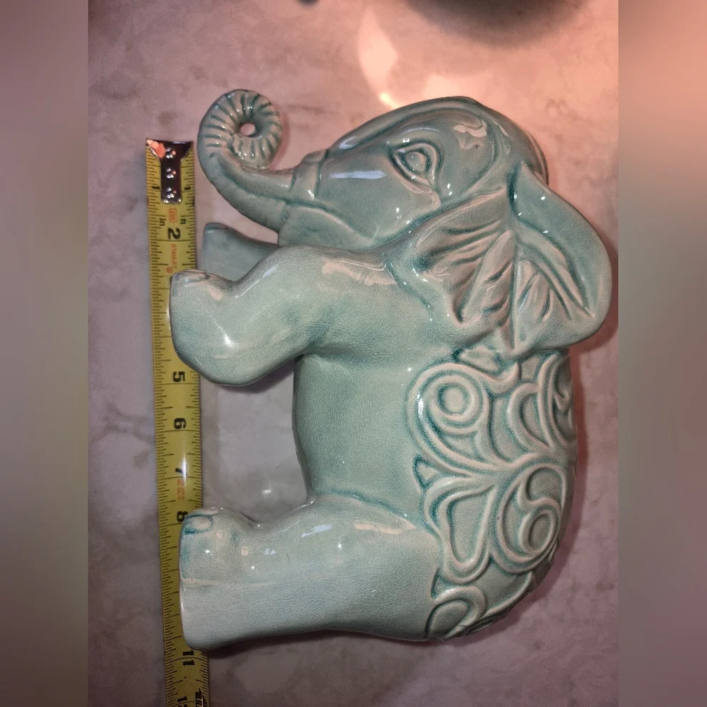 Ceramic Standing Elephant - Picture 4 of 5